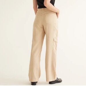 Reitmans Wide Leg Cotton Blend Cargo Pants